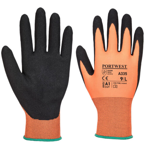 A335 - Dermi-Grip NPR15 Nitrile Sandy Glove