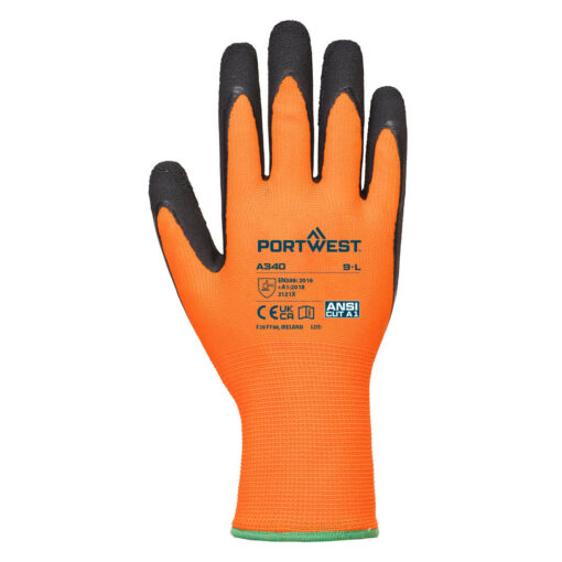 A340 - Hi-Vis Grip Glove - Latex