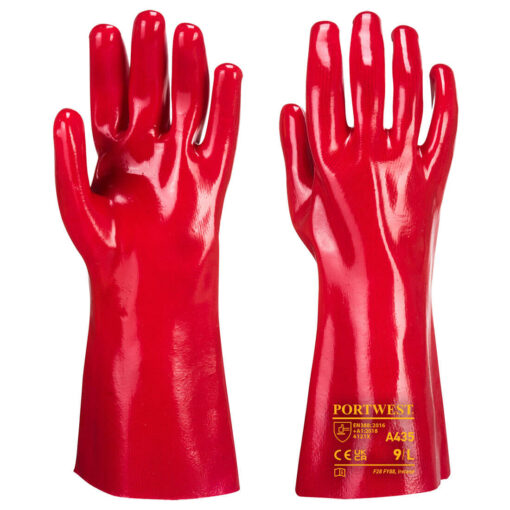 A435 - Grip 12 PVC Gauntlet 35cm