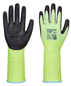 A632 - Green Cut Glove Long Cuff