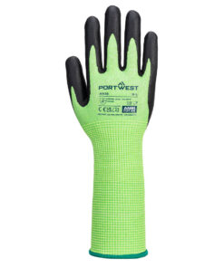 A632 - Green Cut Glove Long Cuff