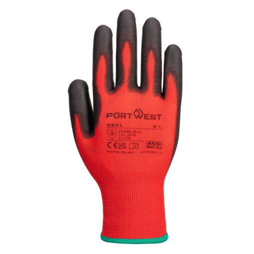 A641 - Red - PU Glove