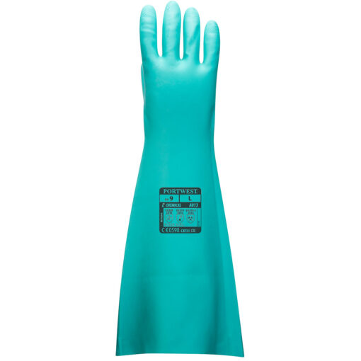 A813 - Extended Length Nitrile Gauntlet