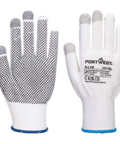 A118 - Grip 13 PVC Dotted Touchscreen Glove (Pk12)