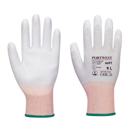 A697 - LR13 ESD PU Palm Glove (Pk12)