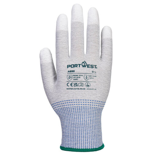 A698 - MR13 ESD PU Fingertip Glove (Pk12)