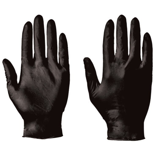 Supertouch Black Disposable Gloves