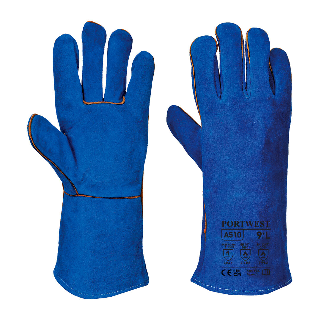 A510 - Welders Gauntlet Blue - Image 3